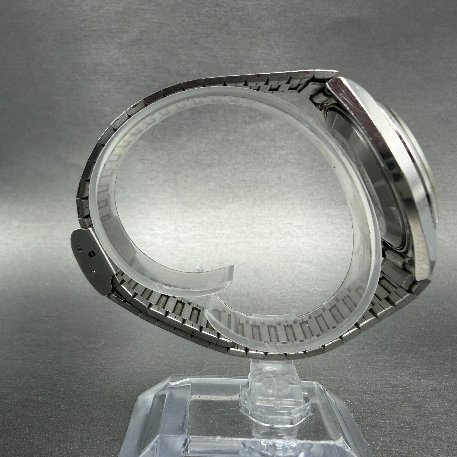 Seiko Lord Matic Watch Men 36mm Silver Dial Silver Tone Daydate READ!!!!!! Runs