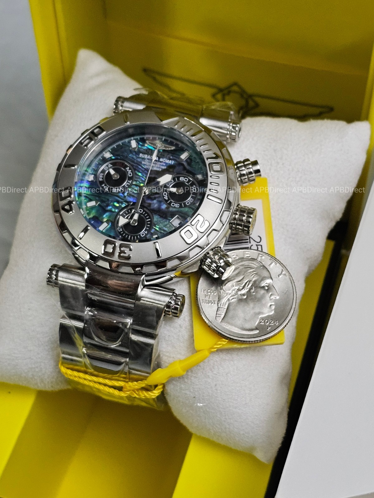 Invicta Subaqua Noma I – Swiss Z60 Limited Edition #904 Abalone Dial mens watch