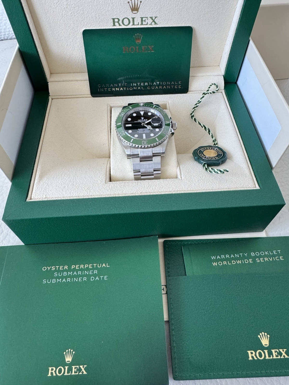 2024 Rolex Submariner Date 126610LV “Starbucks 41mm Green Bezel Black Dial