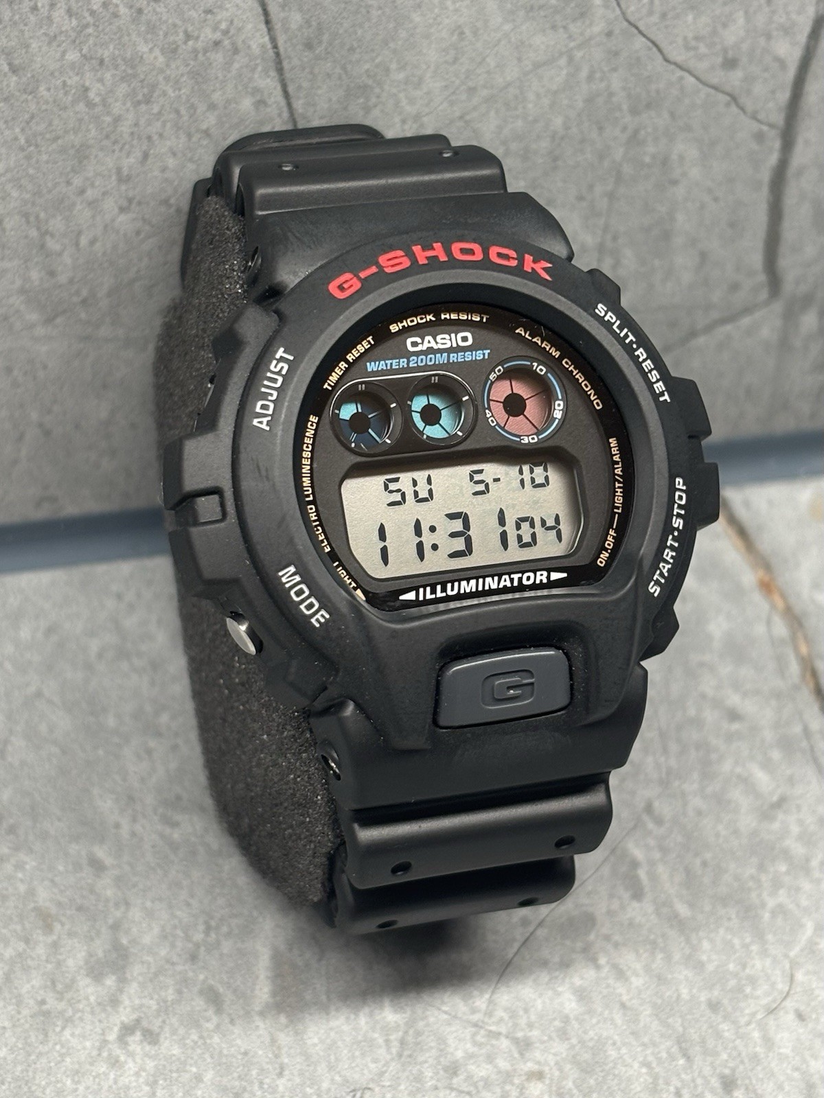 Rare Casio G-Shock DW-6900 Authentic Used (3230) Great Condition Color-Black