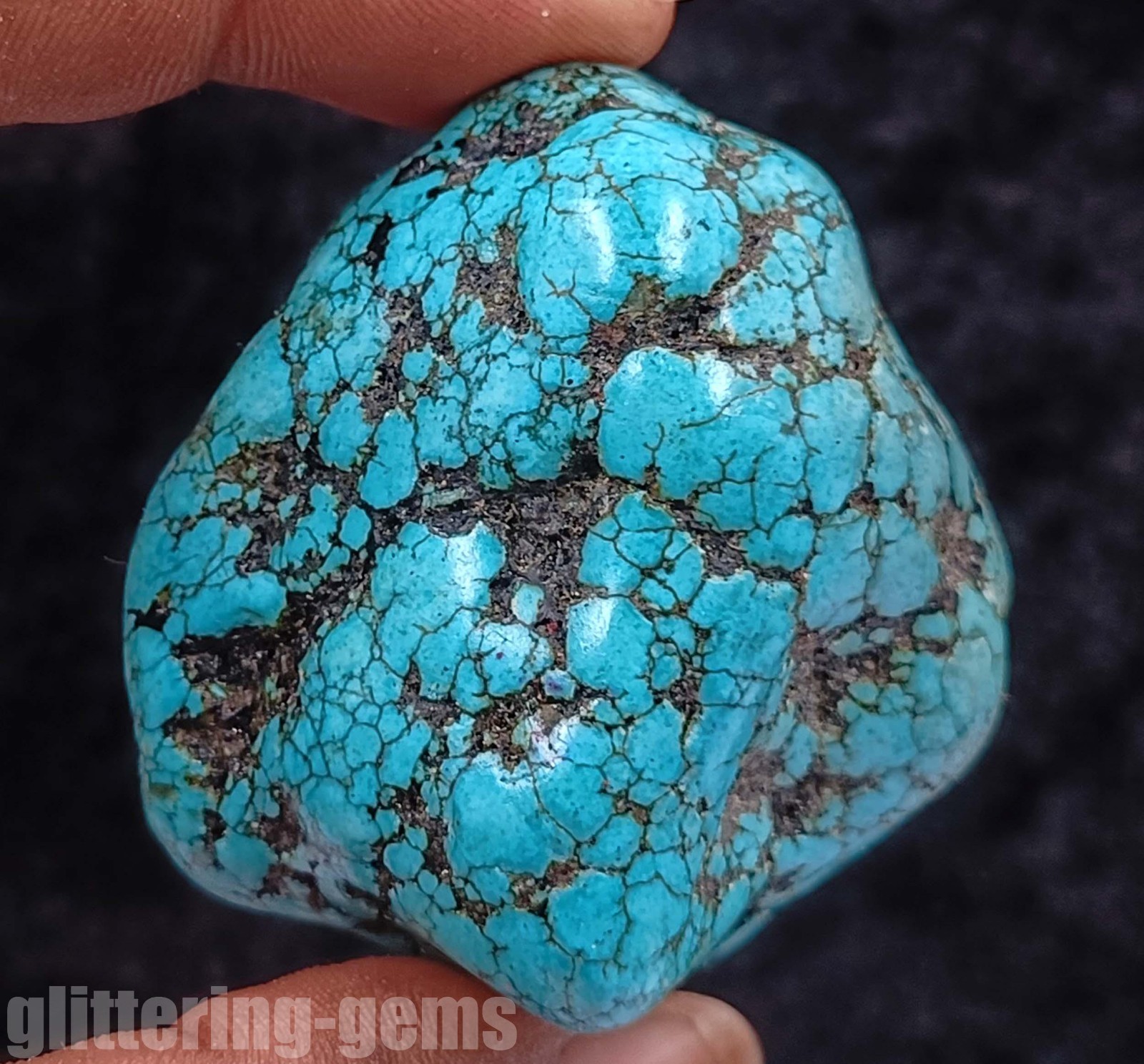 IGL Certified Natural 389.00 Ct Blue Turquoise Tumble Rough Loose Gemstone 5DND