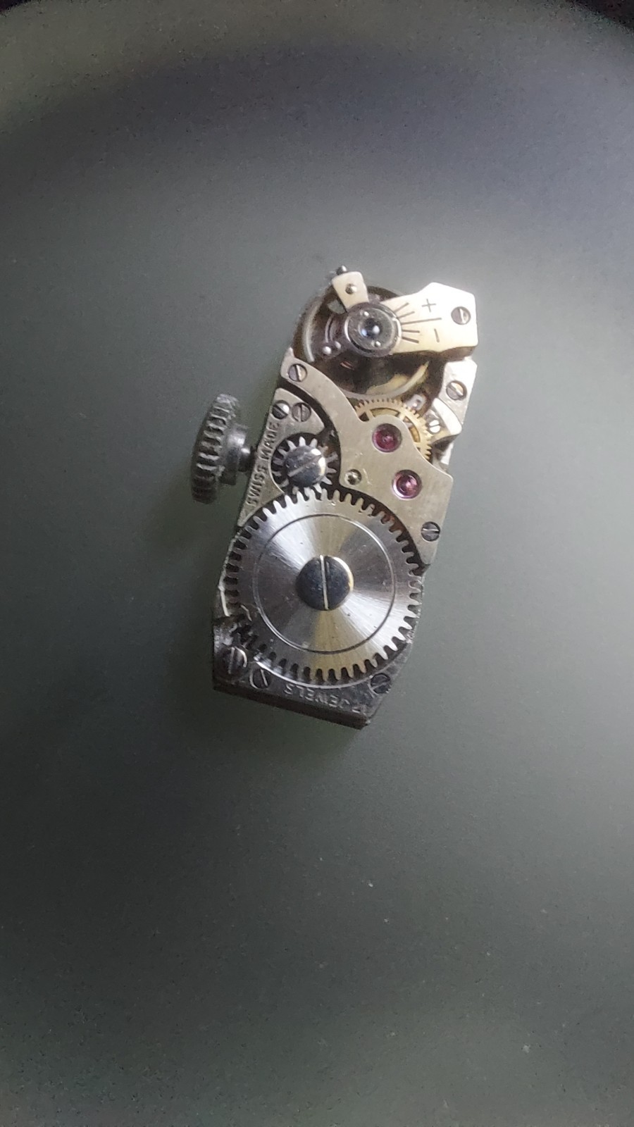 Vintage Dulux Womens Manual Watch 17 Jewels fond acier inoxydable Swiss runs
