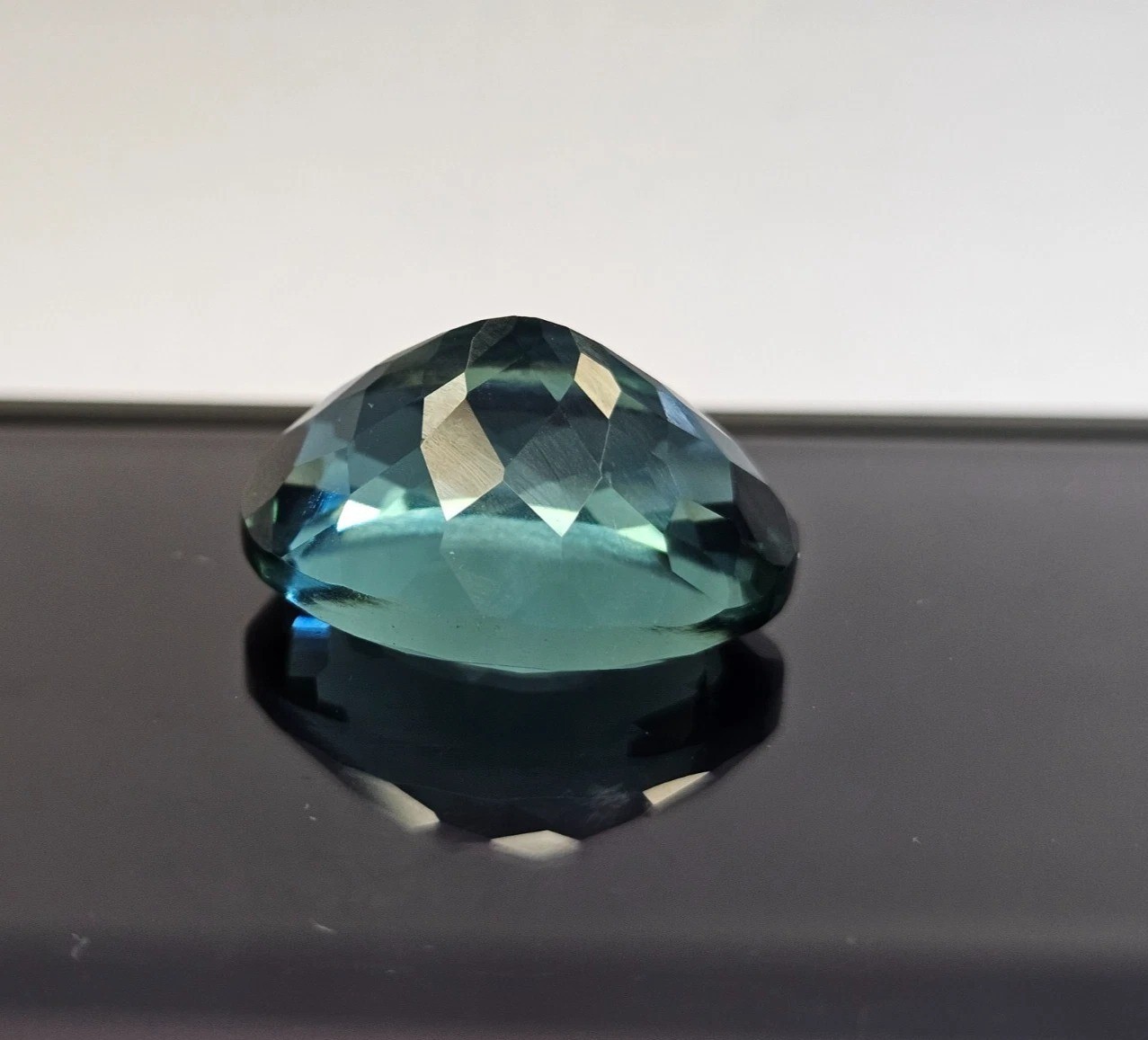 Teal Blue Tourmaline Oval Cut 21-22 Ct Natural EGL Certified Loose Gemstone