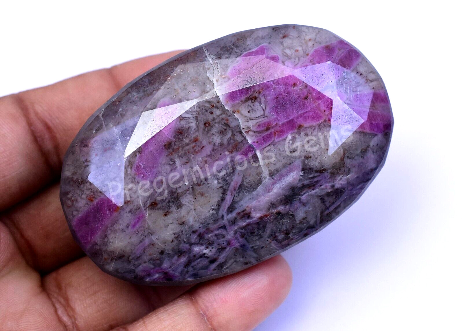 Natural HUGE Red Ruby 465.00 Ct Oval Certified Untreated Earth-Mined Gemstone