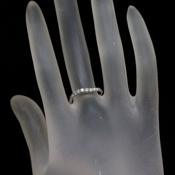 Vendome Aoyama Pt950 diamond ring 0.27ct – Auth free shipping from Japan- Auth S