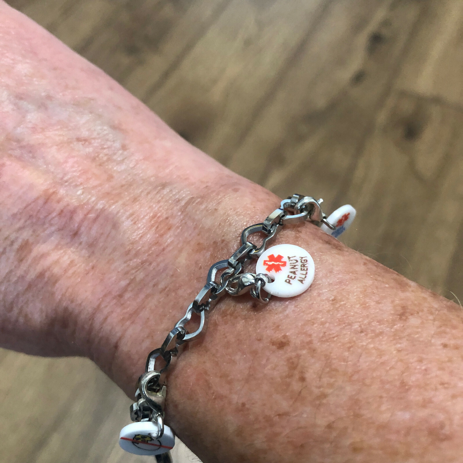 Medical ID Mini Charm Charms Food Allergies & More For Kids, Teens, Adults