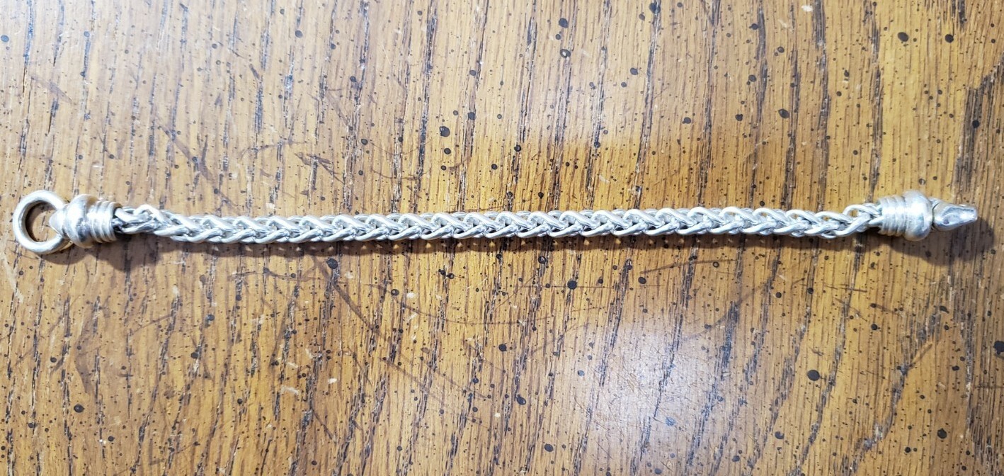 Joseph Esposito Sterling Silver .925 Chain Bracelet 7.5″ Long 4mm wide