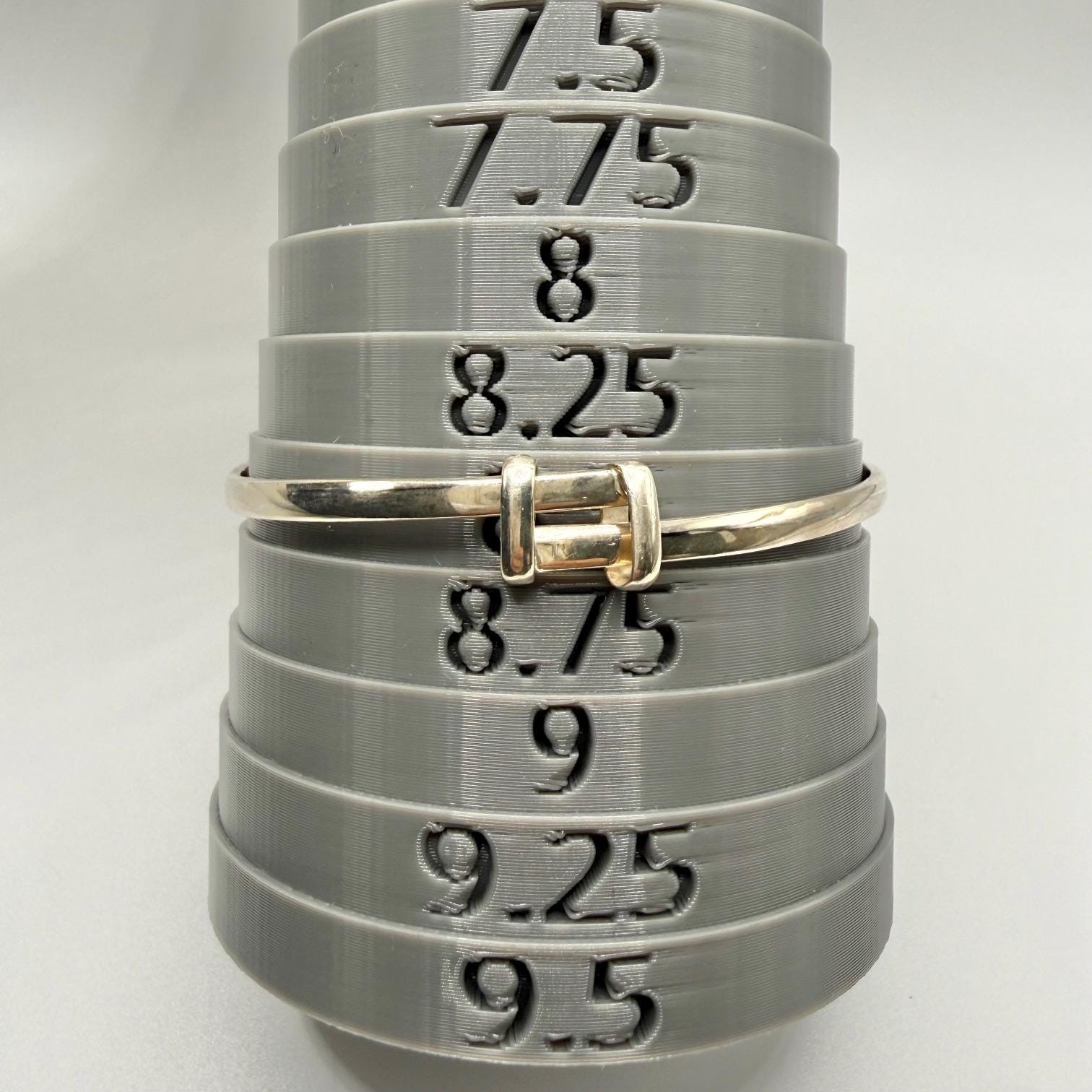 Chinese 925 Sterling Silver Adjustable Engraved Bangle Bracelet