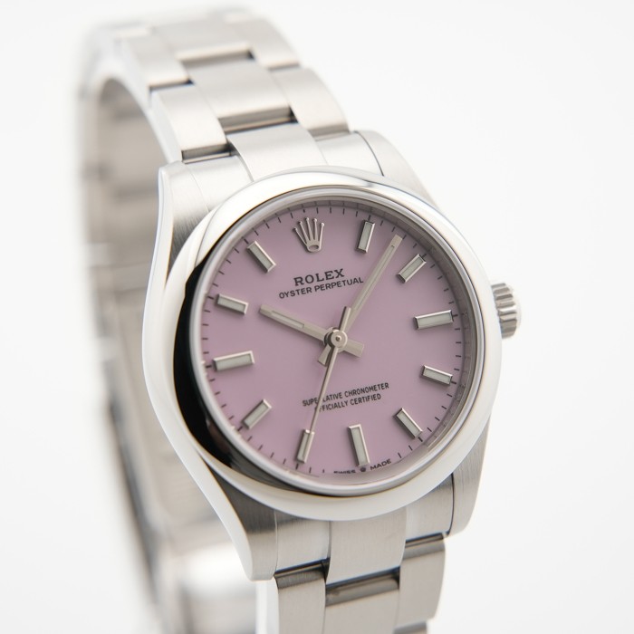 ROLEX Oyster Perpetual 31 277200 Candy Pink Warranty 2021 Box/Paper