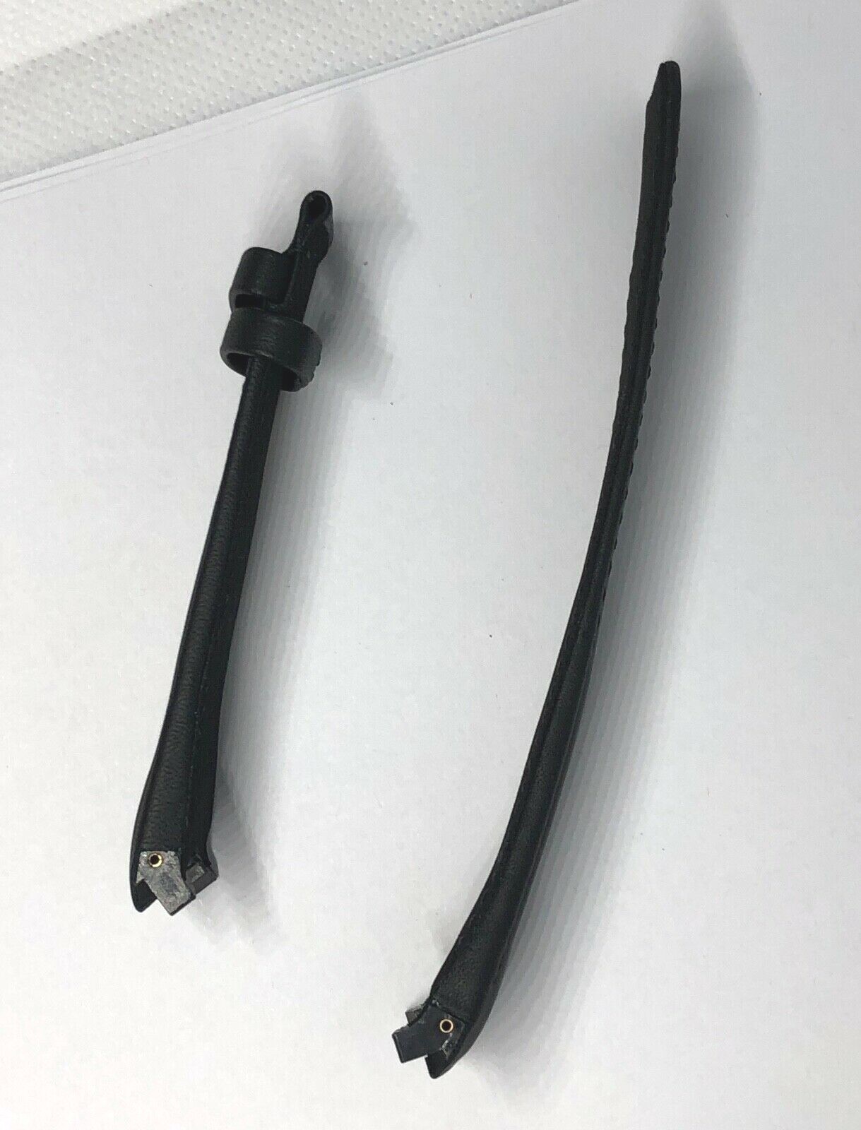 Original Tissot T-Touch Expert SOLAR T091420A Black Leather Watch Band Strap