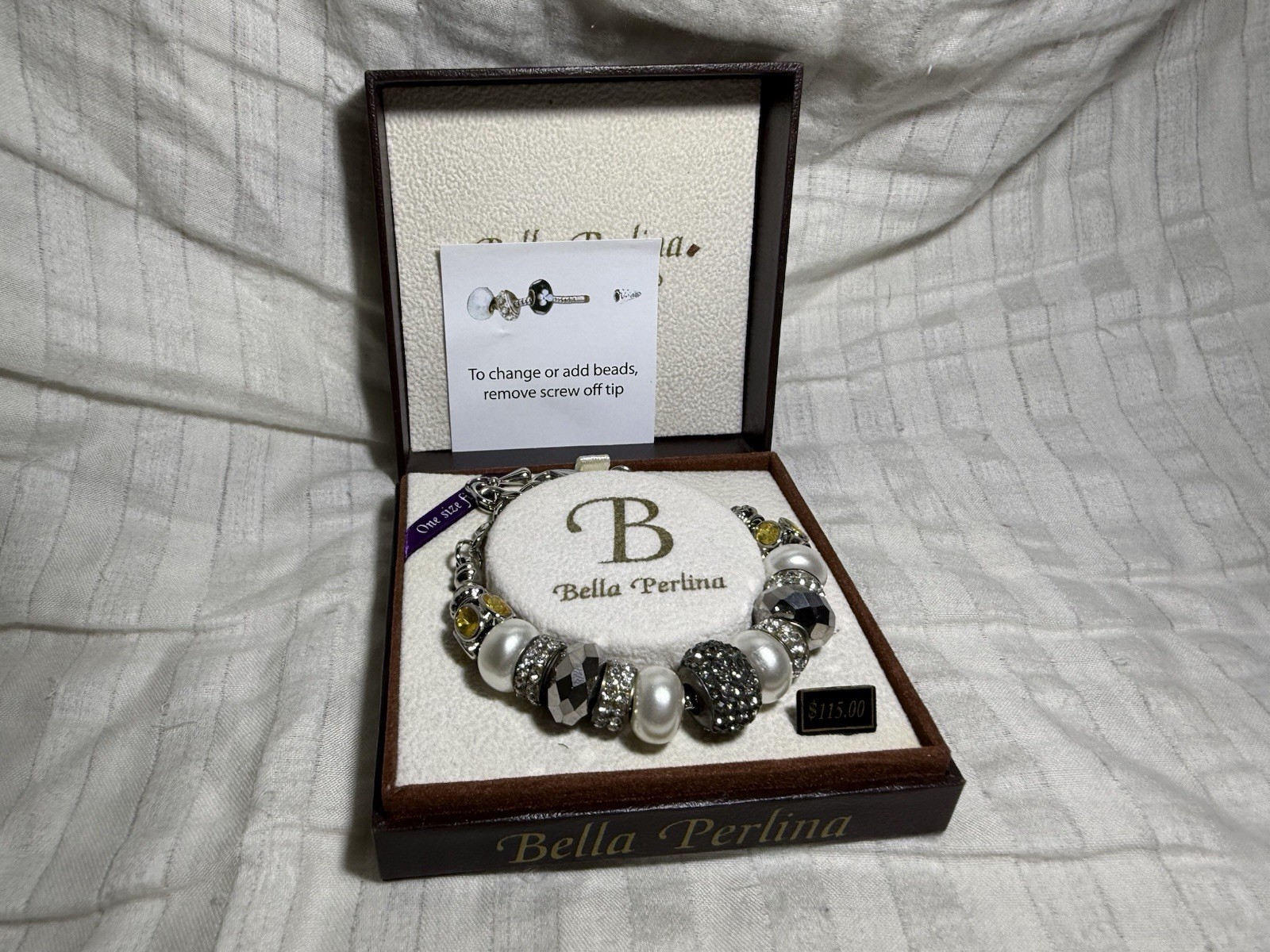 bella perlina charm bracelet