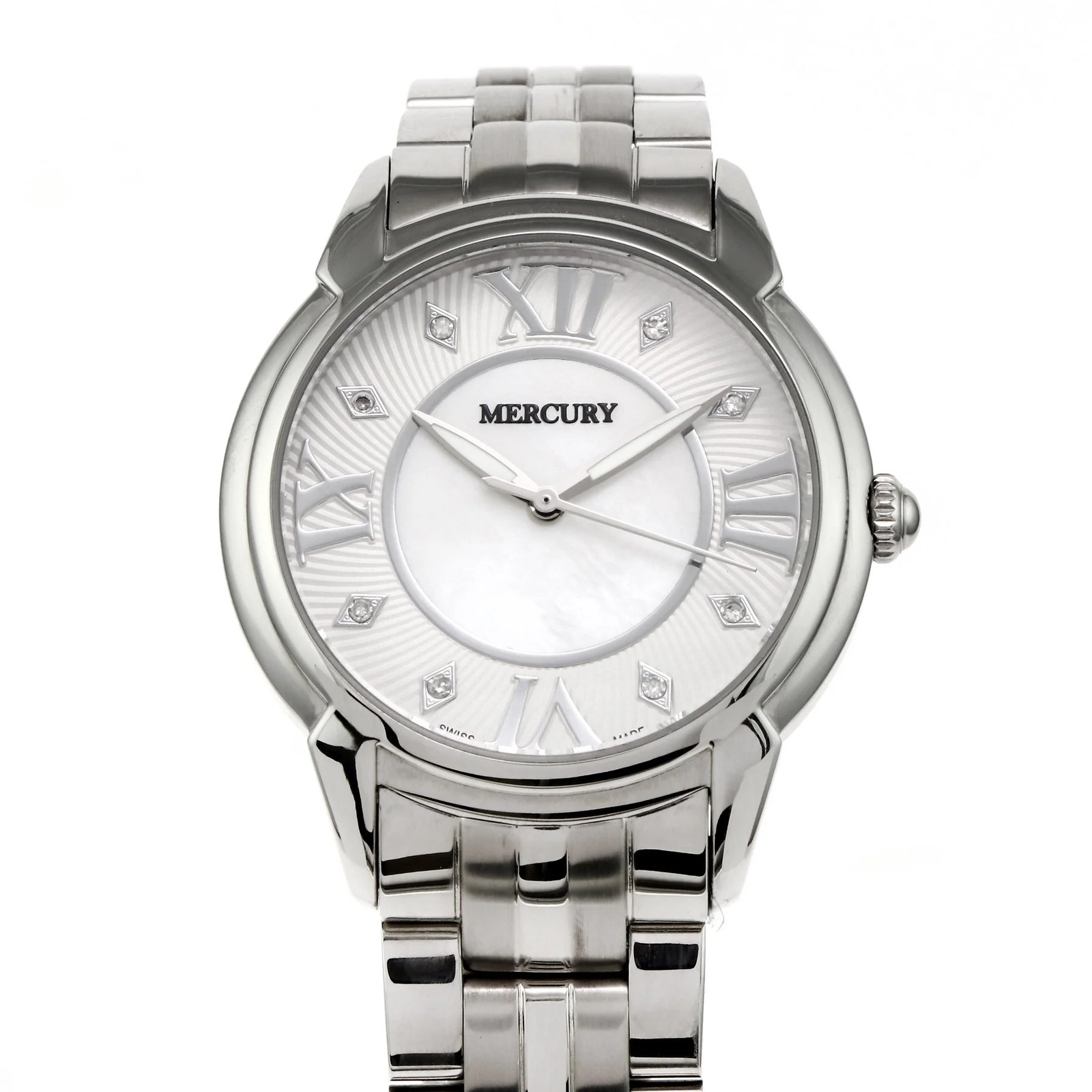 MERCURY – Swiss Watch – ME360-SS-7 Quartz 36 mm. ME360 50m (5 ATM, 169 ft)