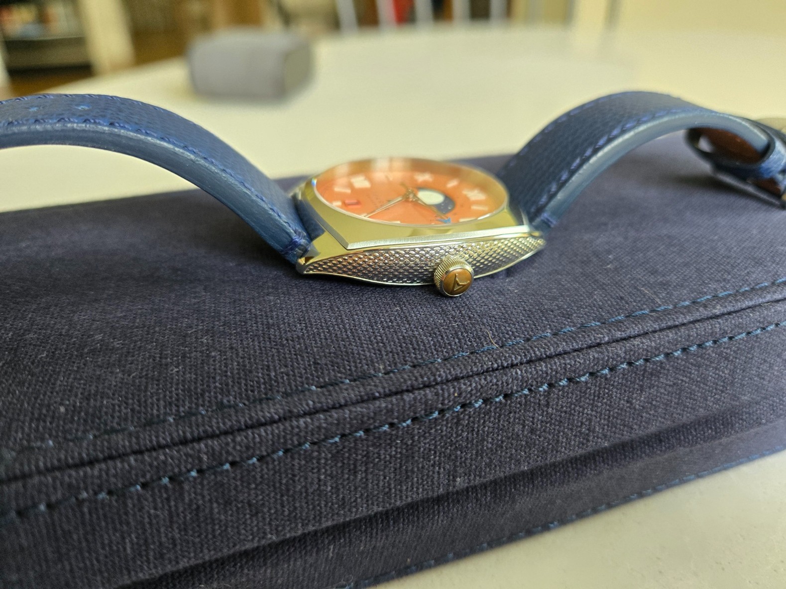 Farer Eddington Moonphase Watch, hand-wound