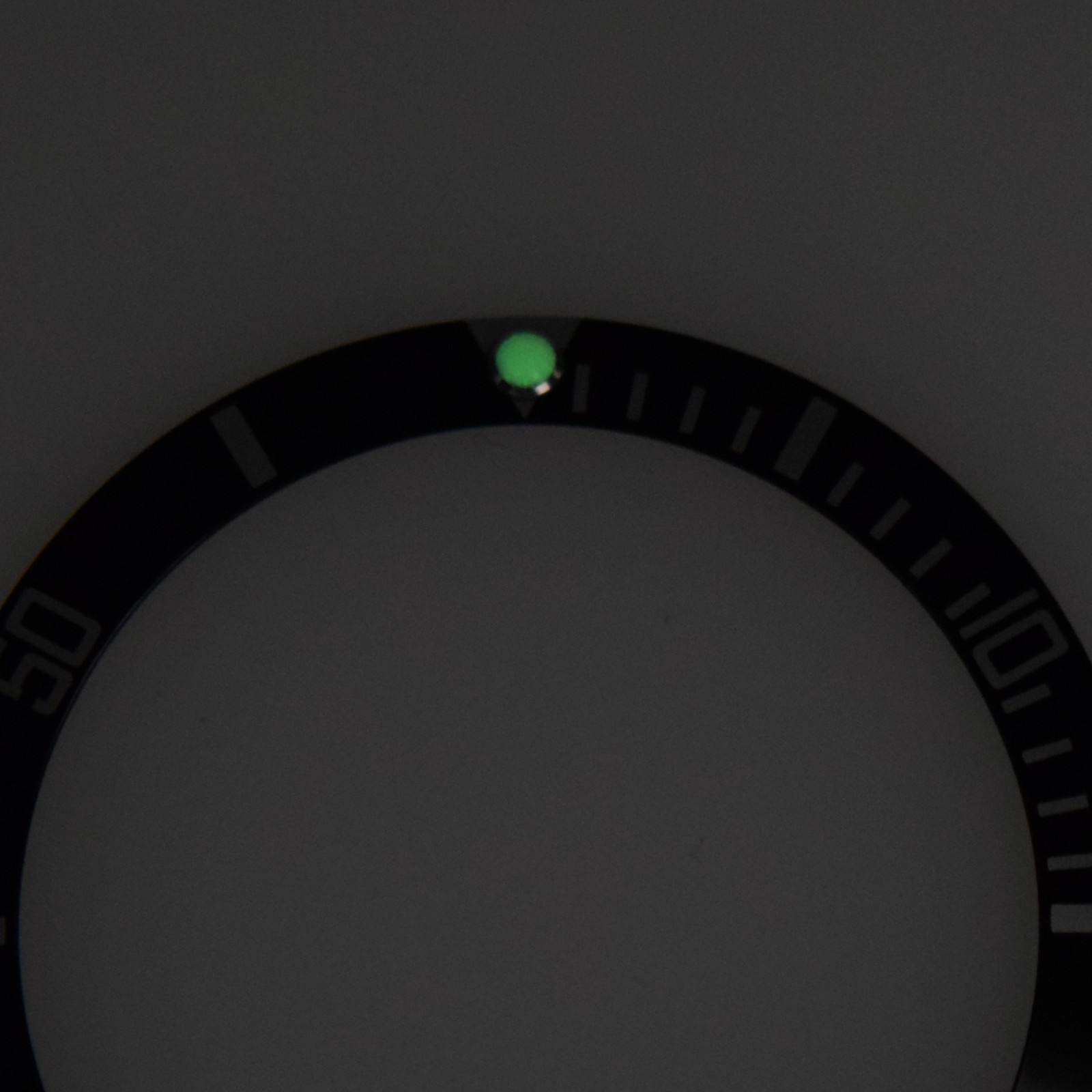 Black and Silver Bezel Insert For Rolex Submariner 16800, 16808, 16610