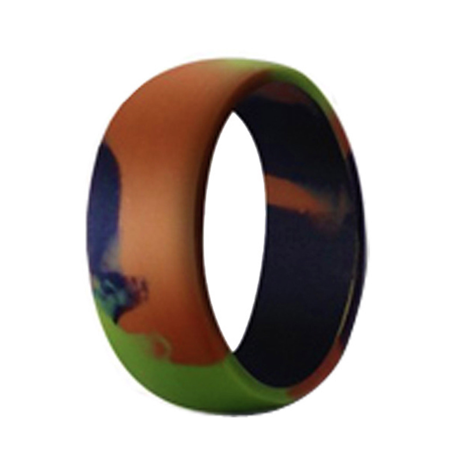 10PACK Silicone Wedding Rings for Men Rubber Sport Engagement Bands- 8.7mm Wide