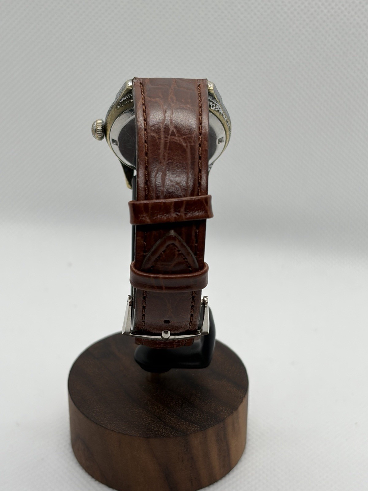 Vintage 1950s Wyler Incaflex Military-Style Dress Watch