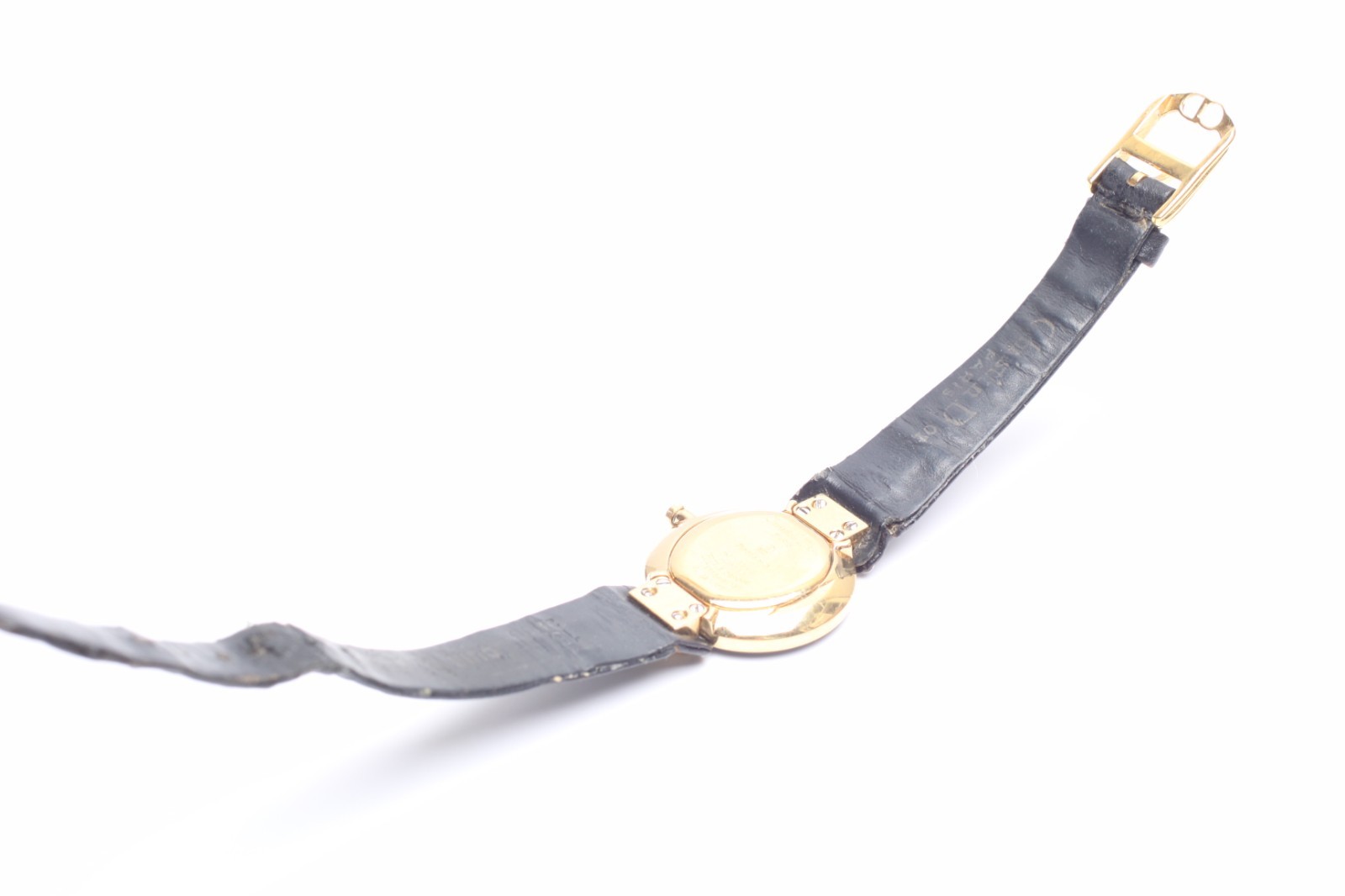 [EXC+5] Vintage Christian Dior Bagheera 46 153-4 Black Dial Women’s Quartz Watch