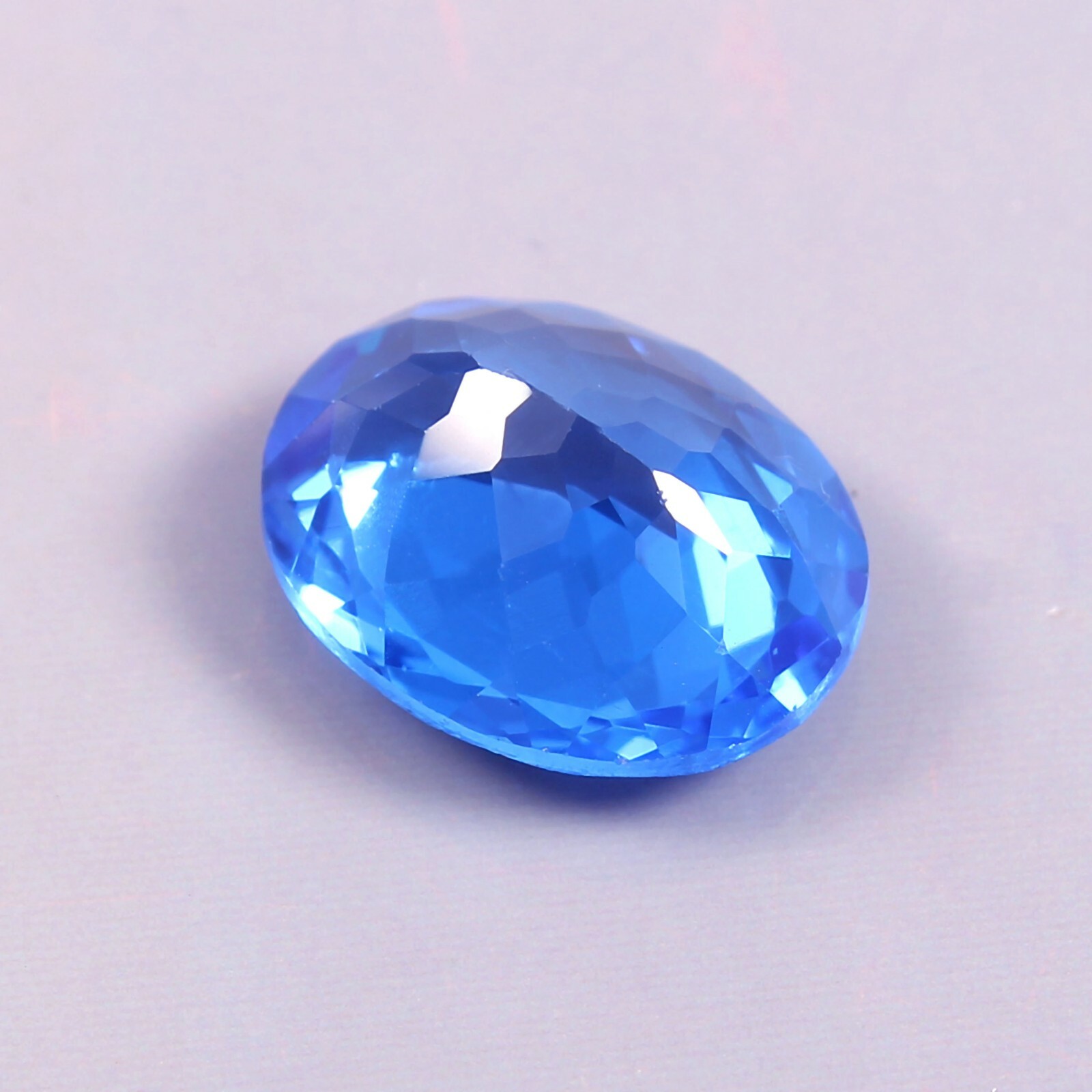 AAA Grade Natural Flawless Ceylon Blue Spinel Oval Cut Loose Gemstone 5.15 Ct