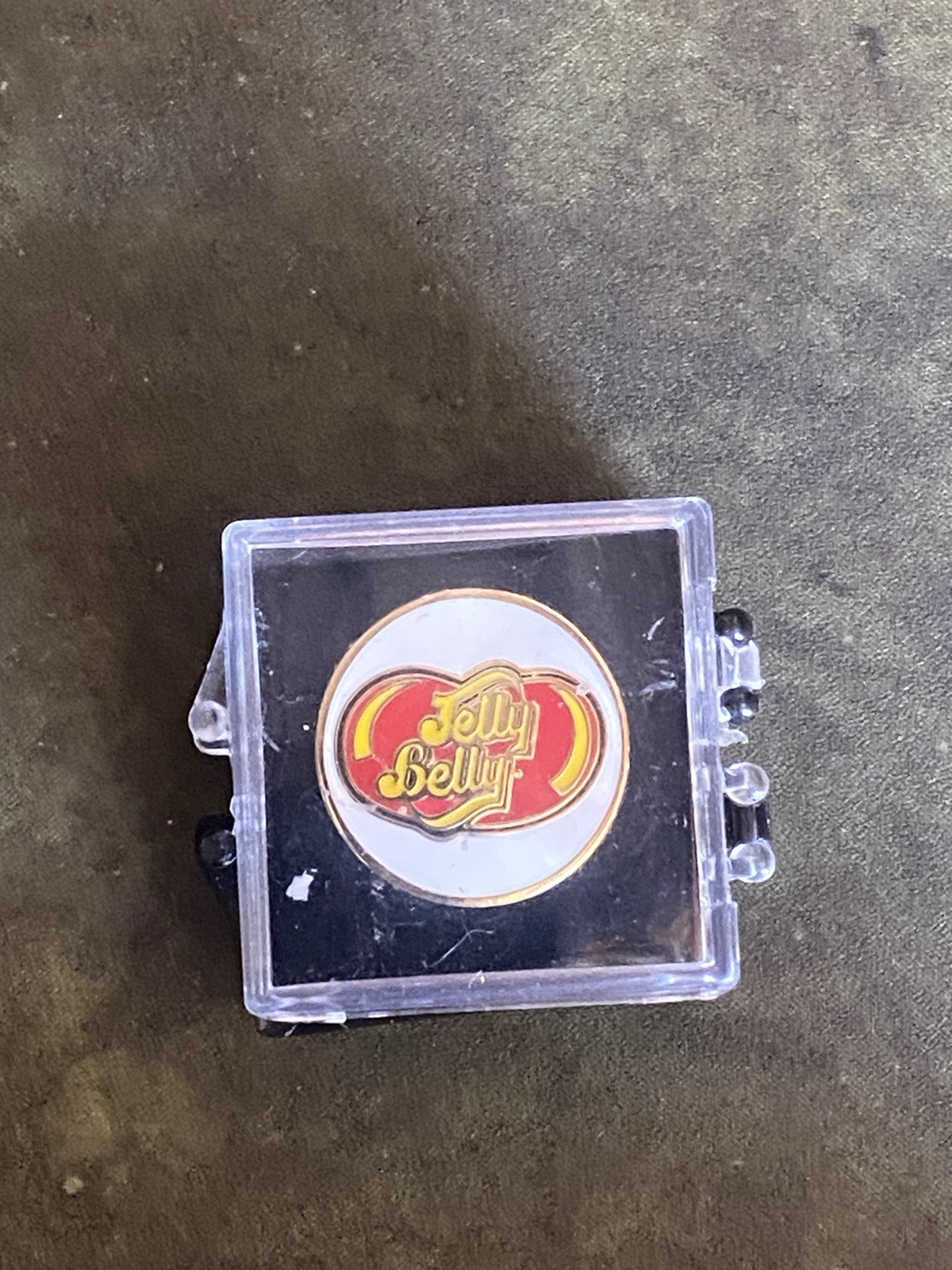 Jelly Belly Lapel Pin Brooch Logo Rare!