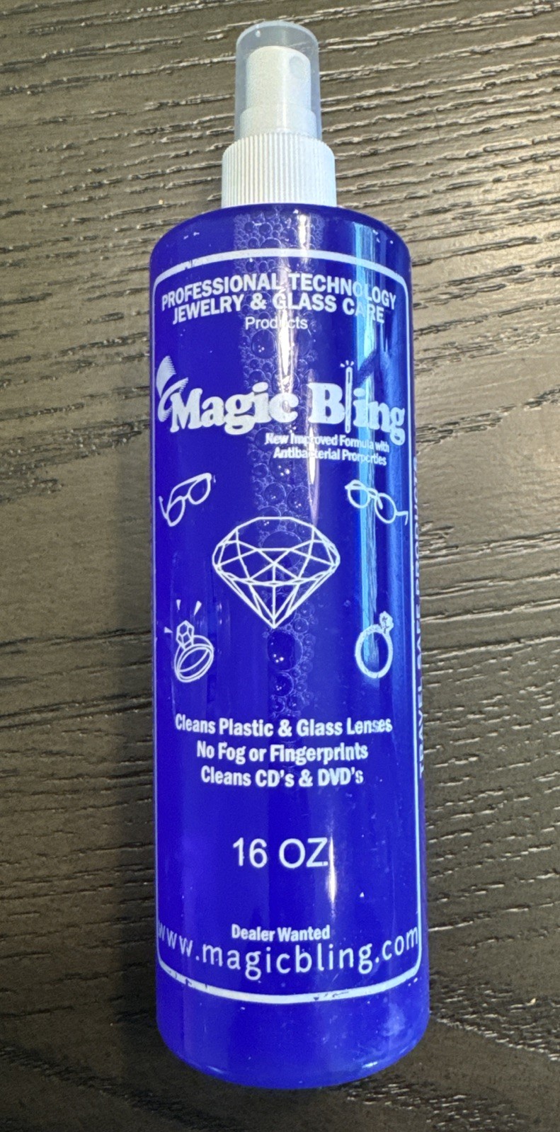 Magic Bling Jewelry & Glass Care Improved Formula 16 Oz