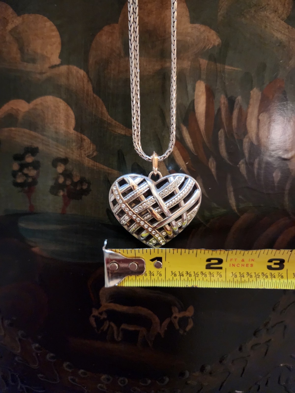 Brighton Neptune’s Rings Convertible Reversible Heart Necklace. NWOT