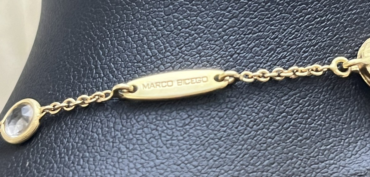 Marco Bicego Jaipur 18k Gold Multi Stone Bead Station Necklace (PD4053467)