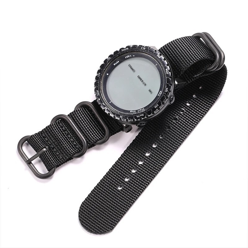 High Quality Thick Nylon Canvas Watch Strap Band Military Diver 24mm
