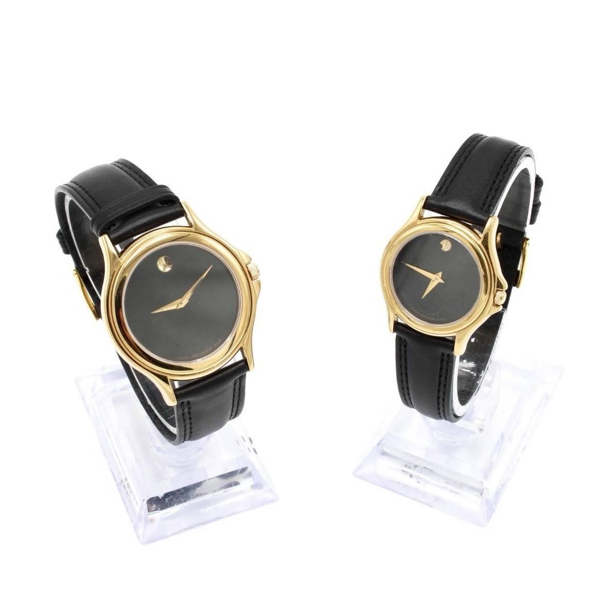 Movado Museum His & Hers Swiss Quartz Watch,Box, Warranty Card & Service Guide