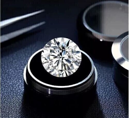 5 Ct Natural White Diamond 11.50 mm Round Cut VVS1 D Grade GDGL Certified S2