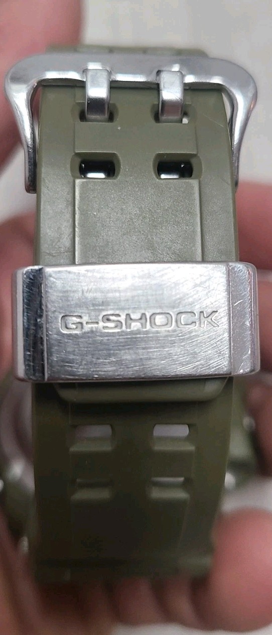 Casio G-shock Master of G Rangeman Green w/Negative Digital Display: GW9400