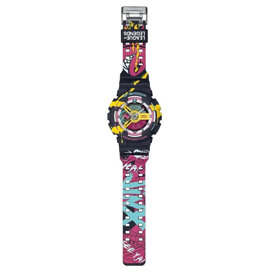 CASIO G-Shock GA-110LL-1AJR League Of Legends JINX Digital & Analog Watch New
