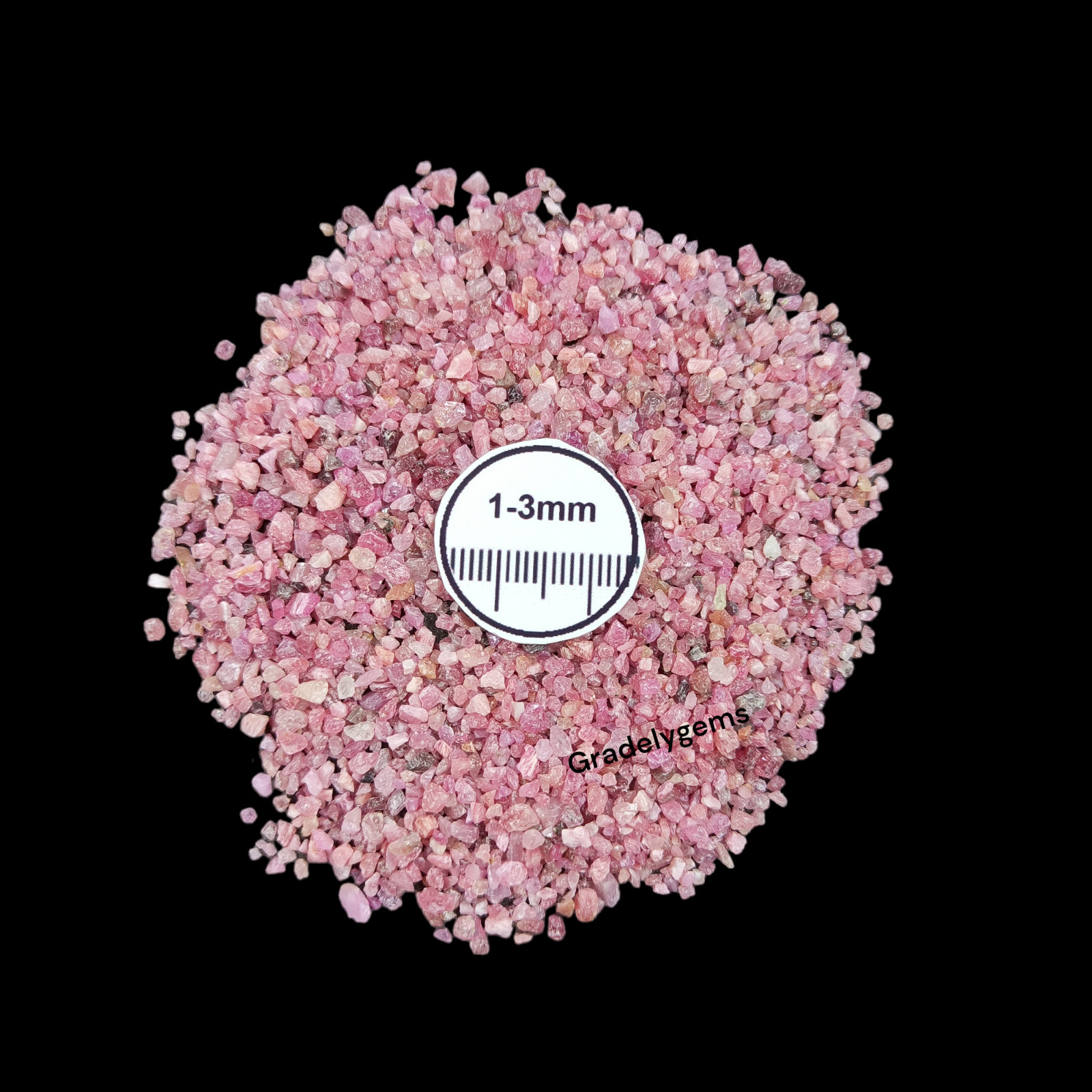 Radiant Ruby Gemstone Crushed Powder – Intense Red Hue for Resin Art, DIY Crafts