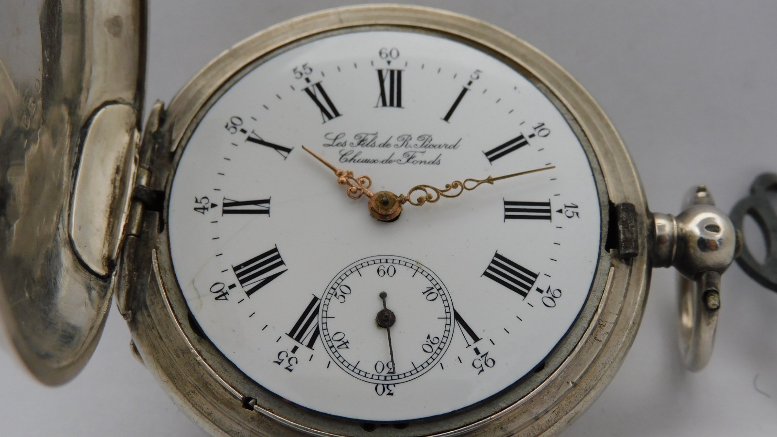 Silver pocket watch works soapette silver pocket watch works A339