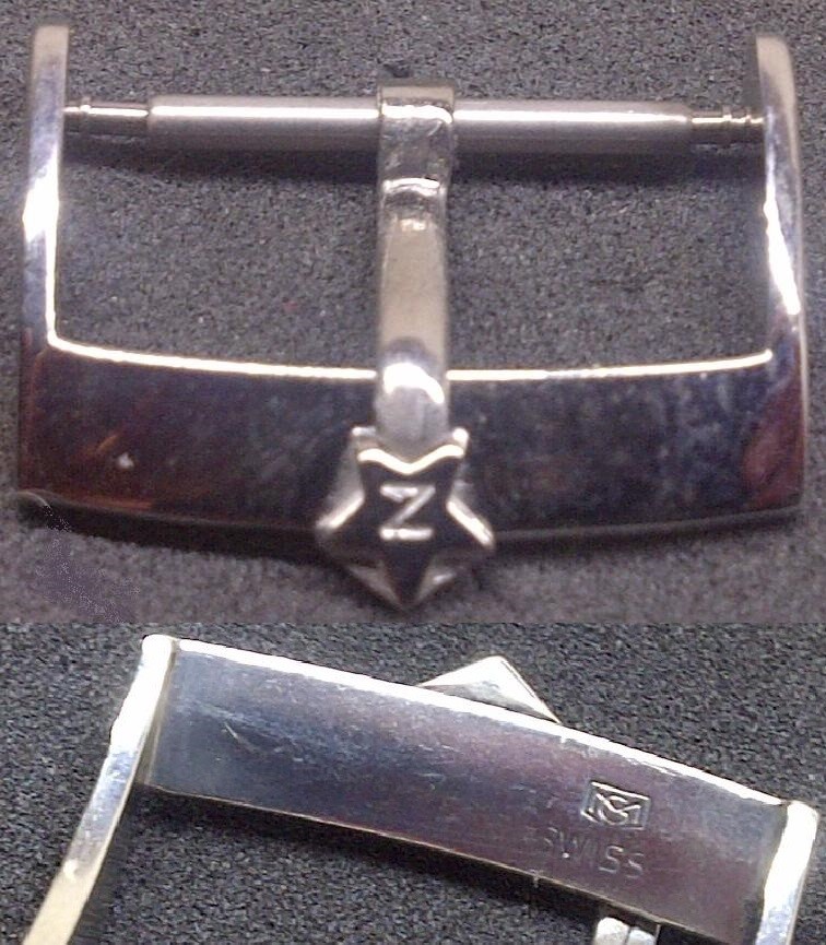 Original Vintage Zenith Buckle 18mm Inner Stailess Steel Excellent L@@K