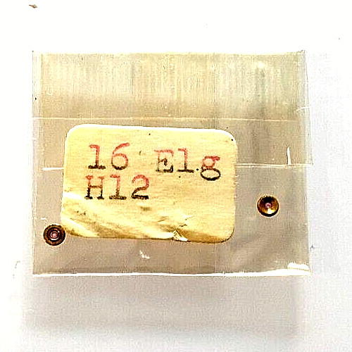 Elgin 16 Size Roller Tables with Jewels H12 for Grades 369 368 397 398 & 400 “2”