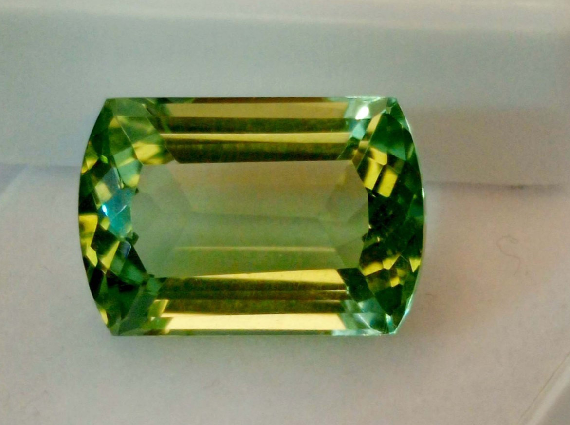 Fancy Cushion Cut Bi-Colour Tourmaline 8-10 Ct Natural Loose Gemstone RK297