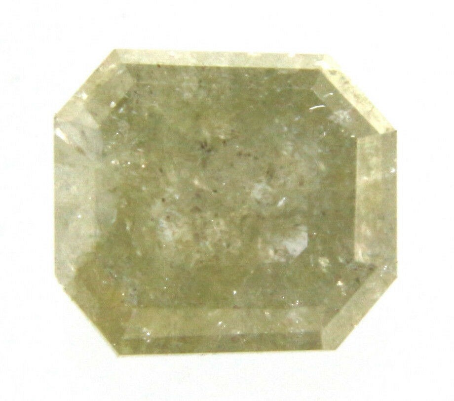 0.56cts Natural Beautiful Gray Color Radiant Rose Cut Diamond 5.36×4.85×2.20 MM