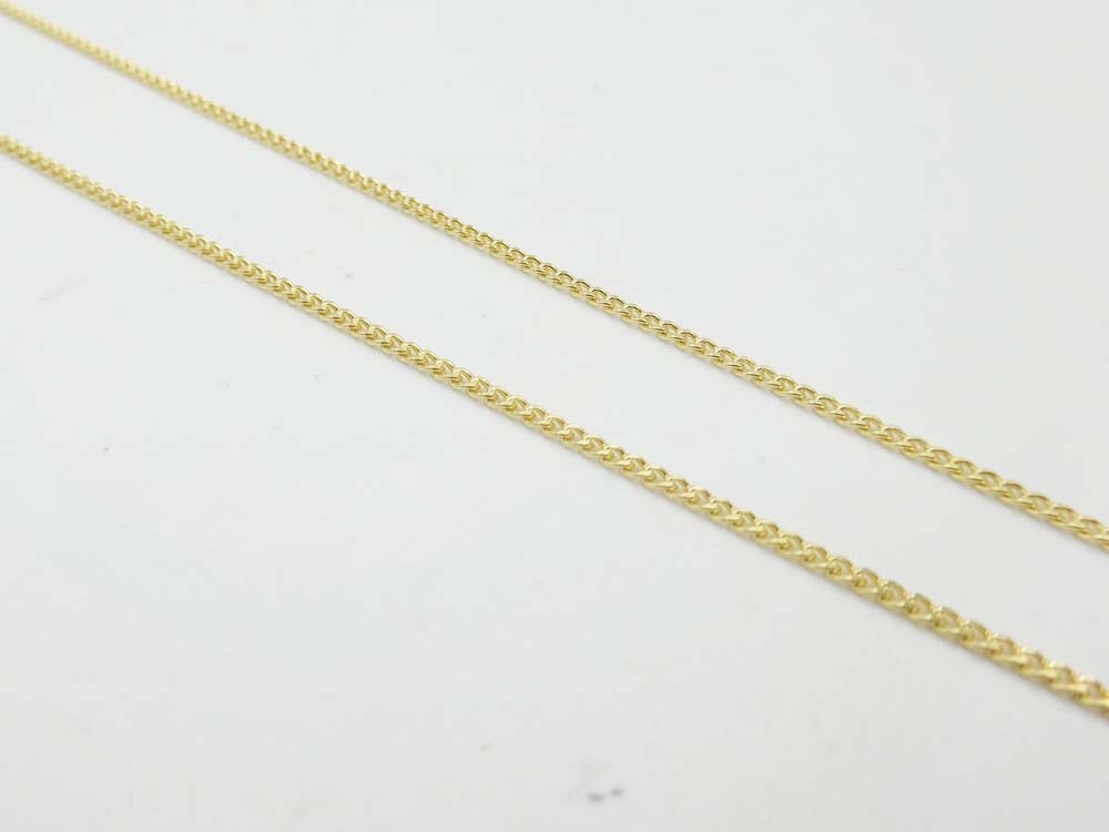 9ct Gold Necklace Curb Chain 16inch 1.1mm 40cm Ladies Fine