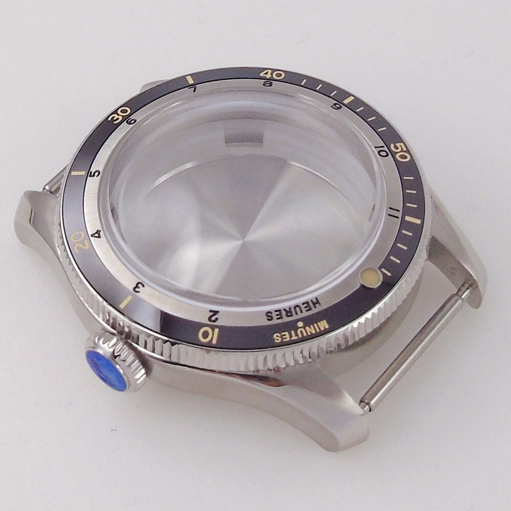 Fit NH34 NH35 NH36 NH38 20ATM Stainless Steel 40mm Watch Case Bow Sapphire Glass