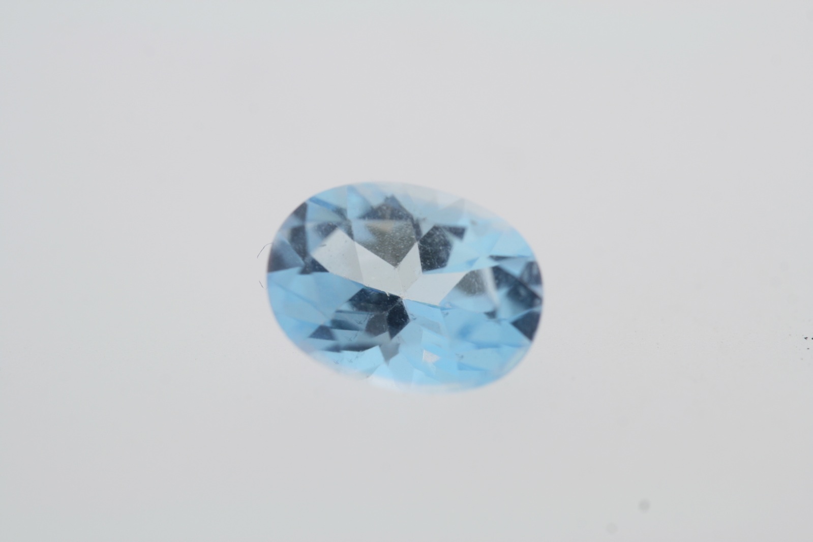 1.38ct Oval Cut Sky Blue Topaz 8.0 x 6.0 x 4.1mm