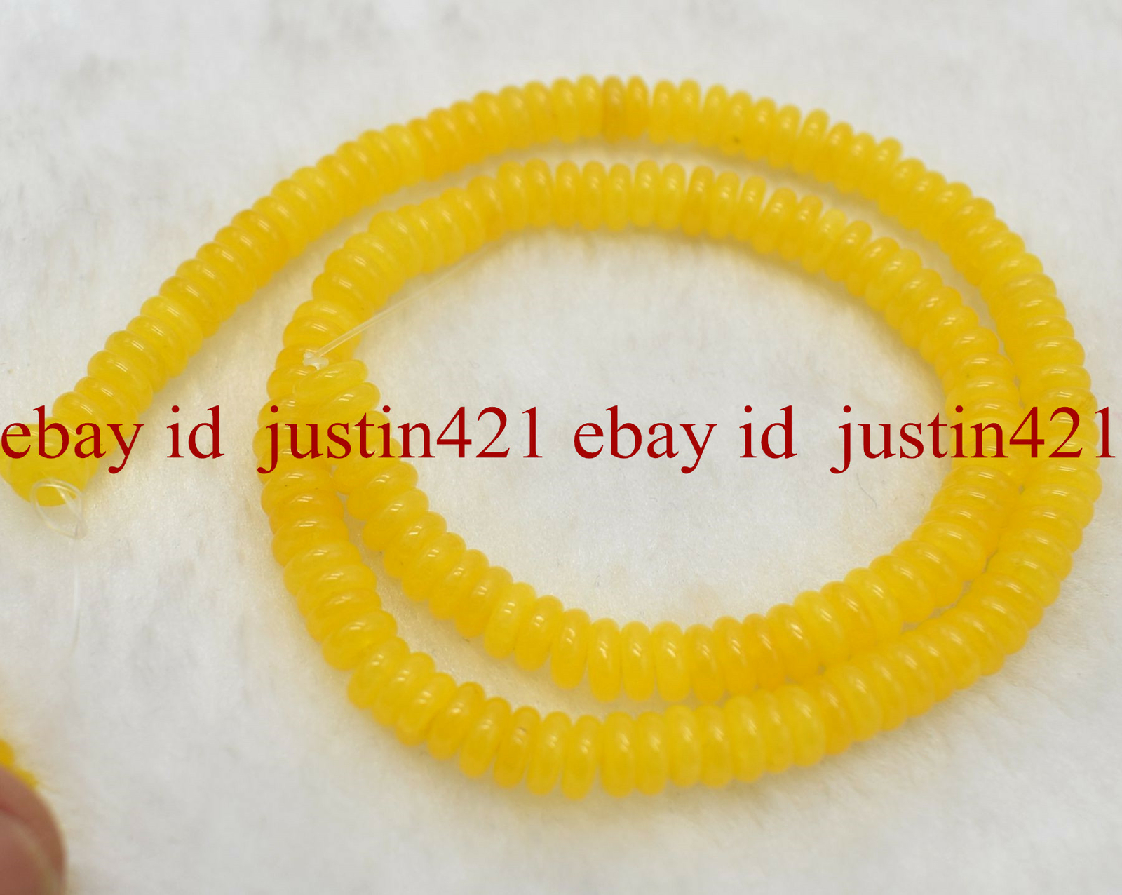 Natural 3×8/4x10mm Yellow Topaz Abacus Shapes Gemstone 15 Inch Loose Beads