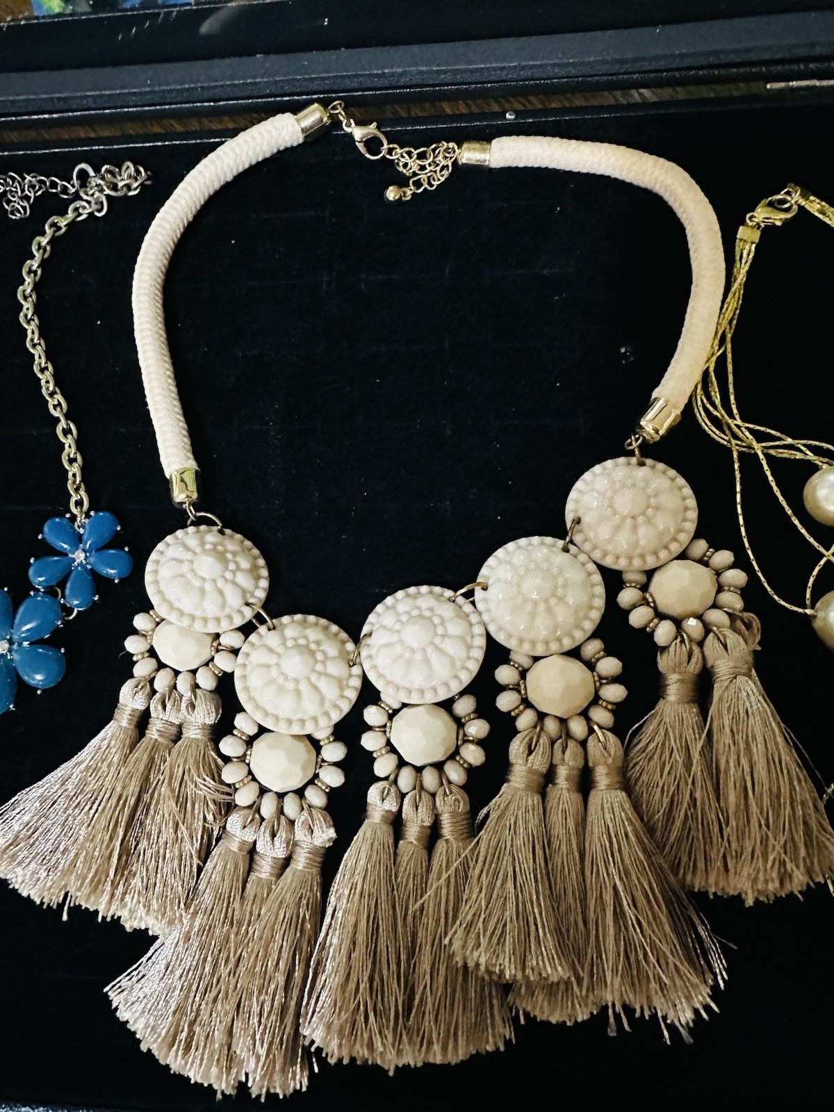 Vintage Lot Of 3 MCM Statement Necklaces