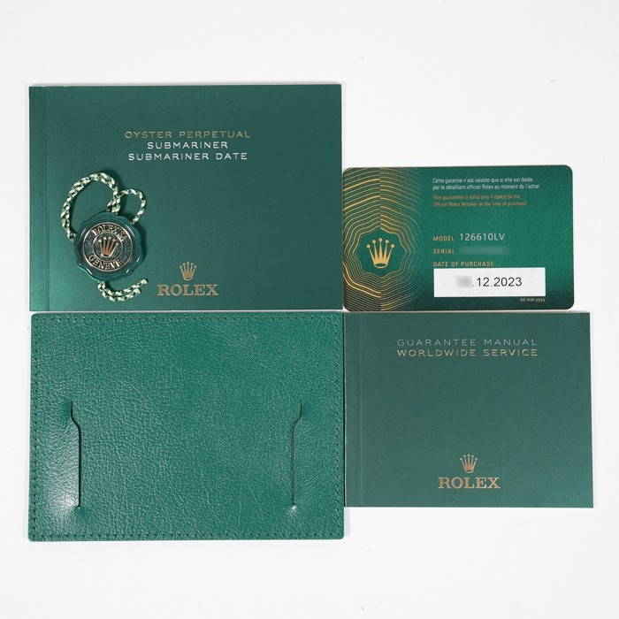 ROLEX Submariner Date 126610LV Warranty 2023 Box/Paper