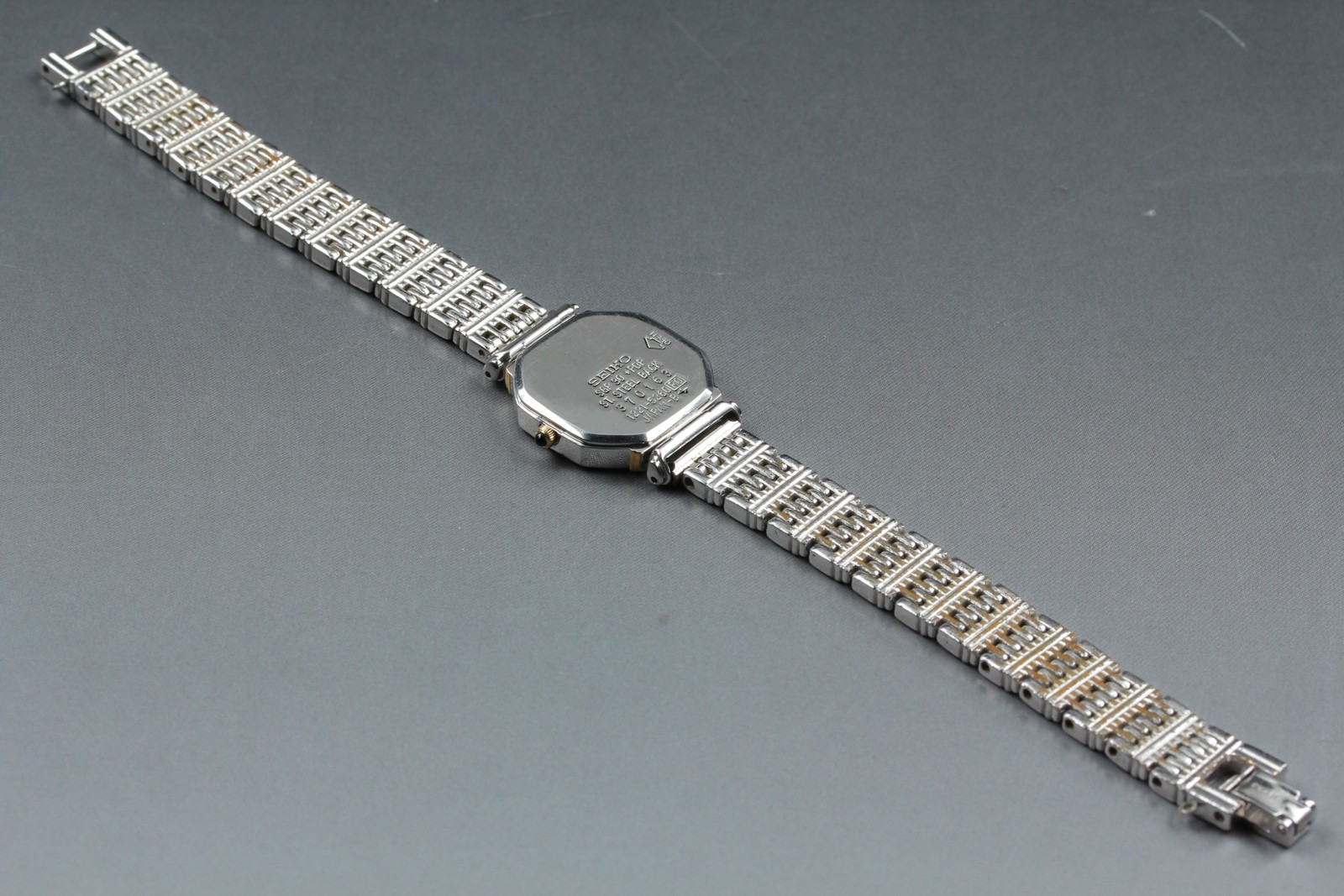 Vtg 1983 N MINT Seiko Exceline 1221-5260 Quartz Two-Tone Womens Watch From JAPAN