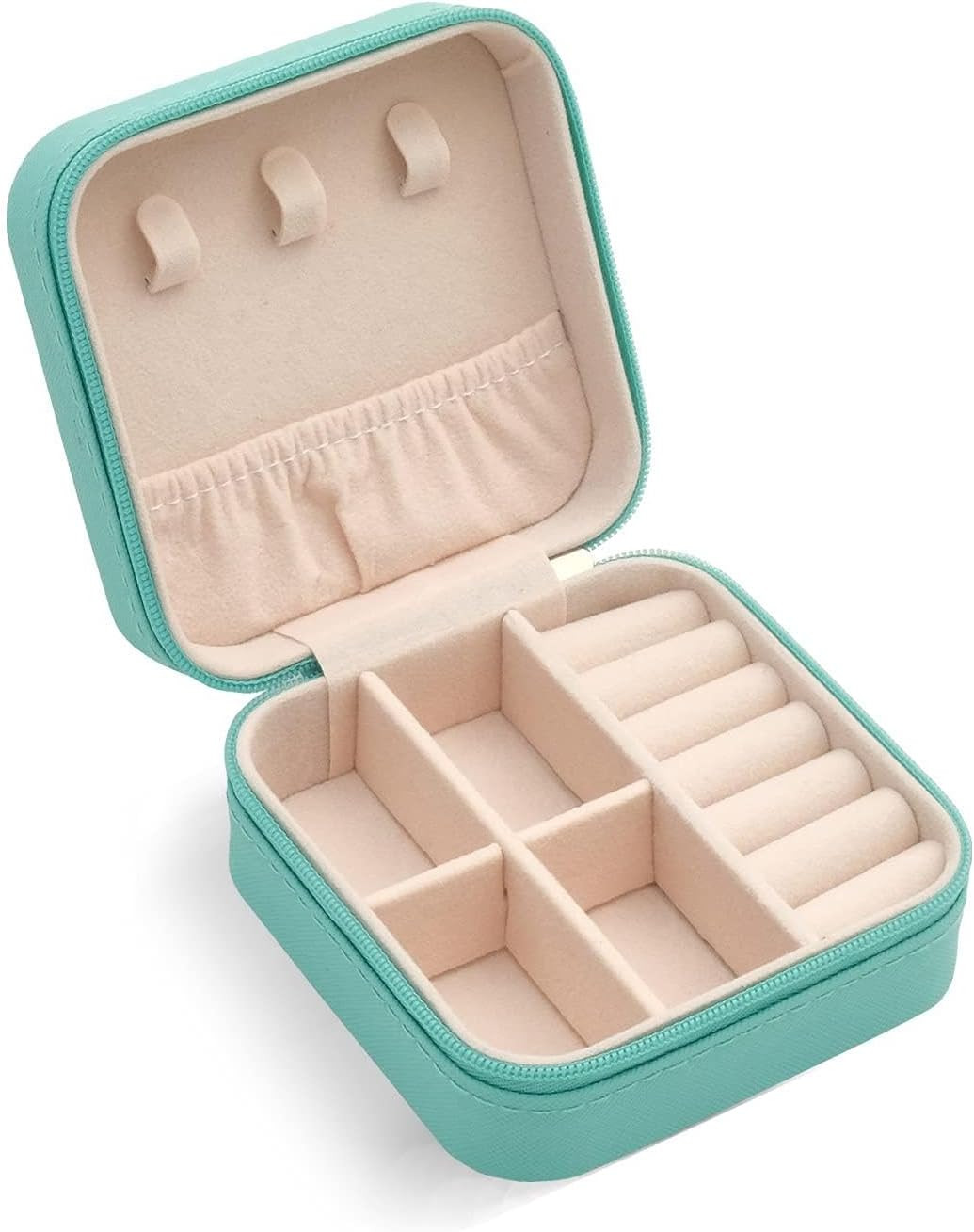 Mini Jewelry Travel Case, Small Portable Jewellry Organizer Box Portable Display