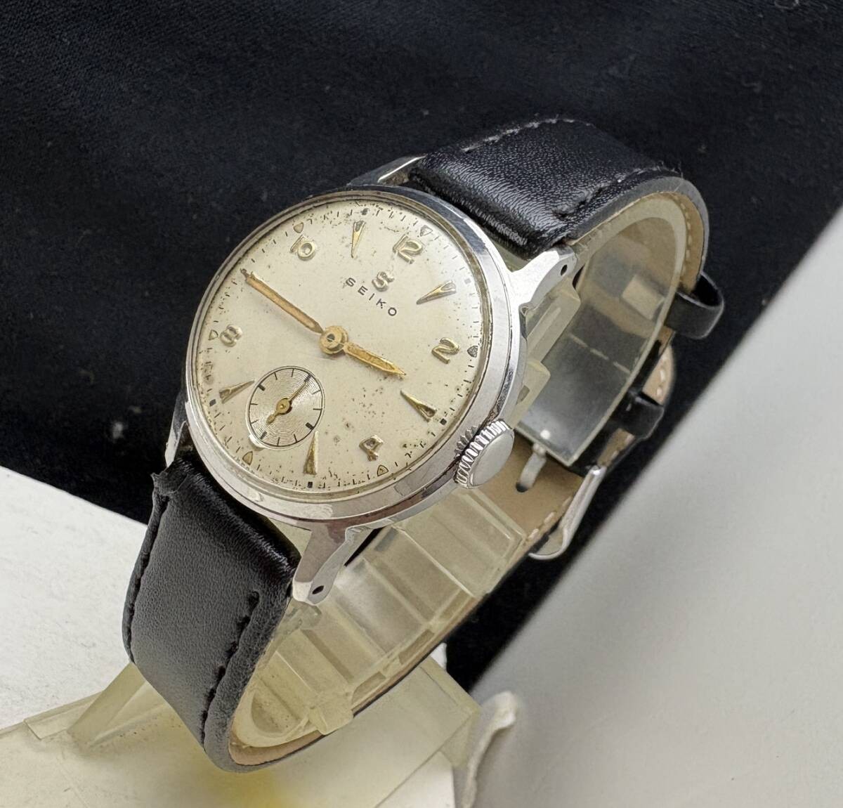 SEIKO 1740 Small Seconds Manual Wind Vintage Men’s Watch 1950s Japan Running