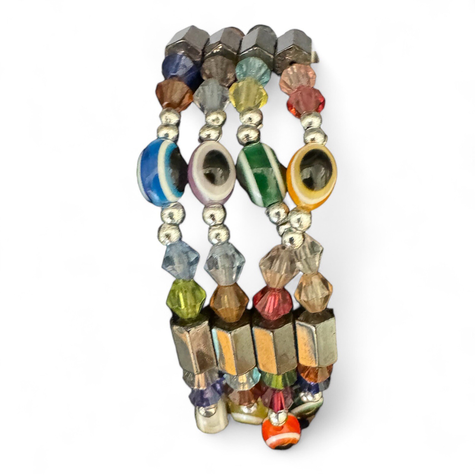 “Healing” Magnetic Multicolor Bead 30” Multi-Use Necklace/Bracelet