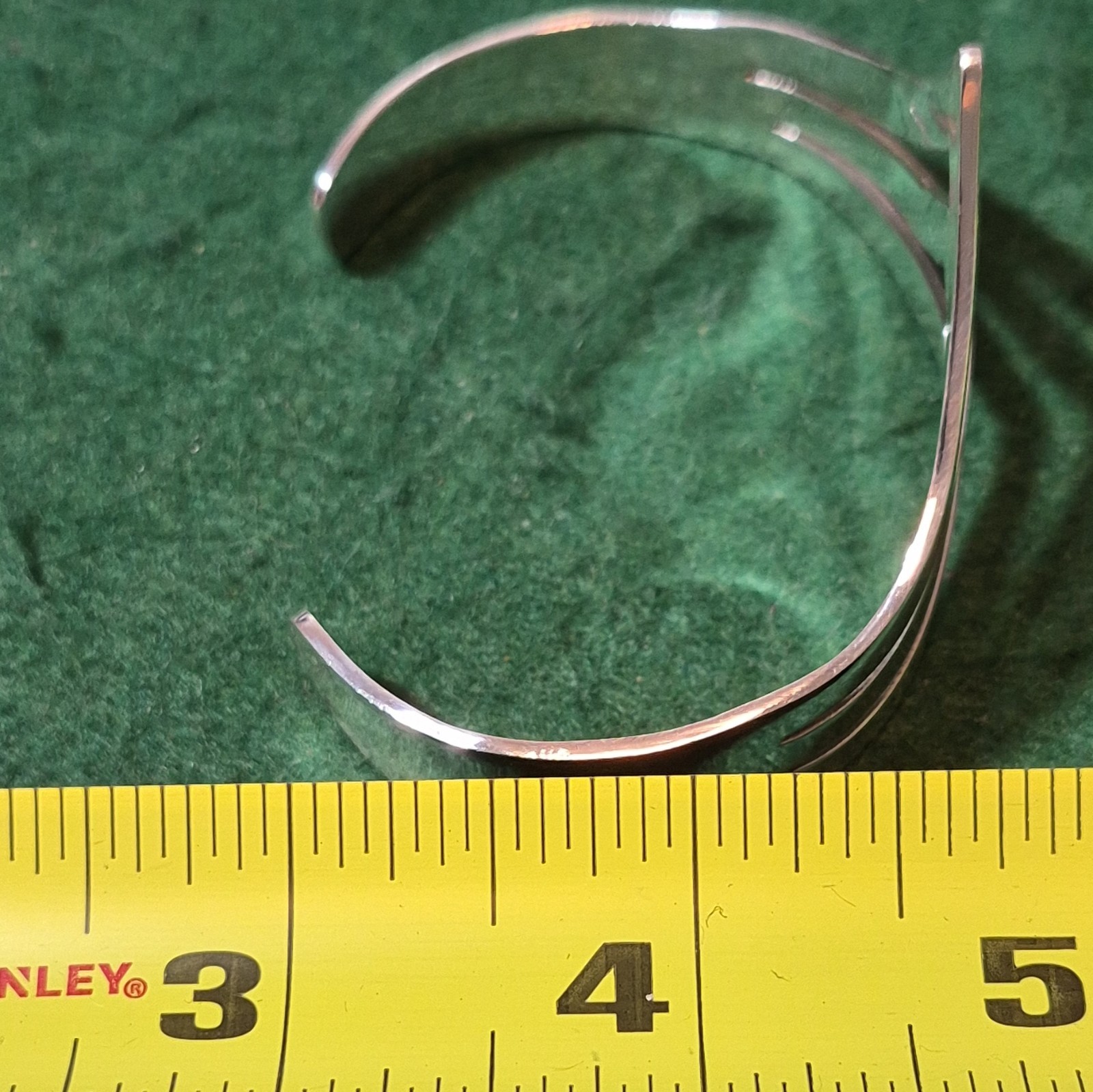 Silver Chevron 3-Bar Open Cuff Bracelet, Cuff Style.