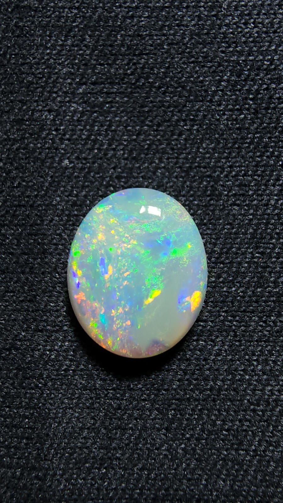 Australian Lightning Ridge 0.90ct Rainbow Crystal Nobby Opal