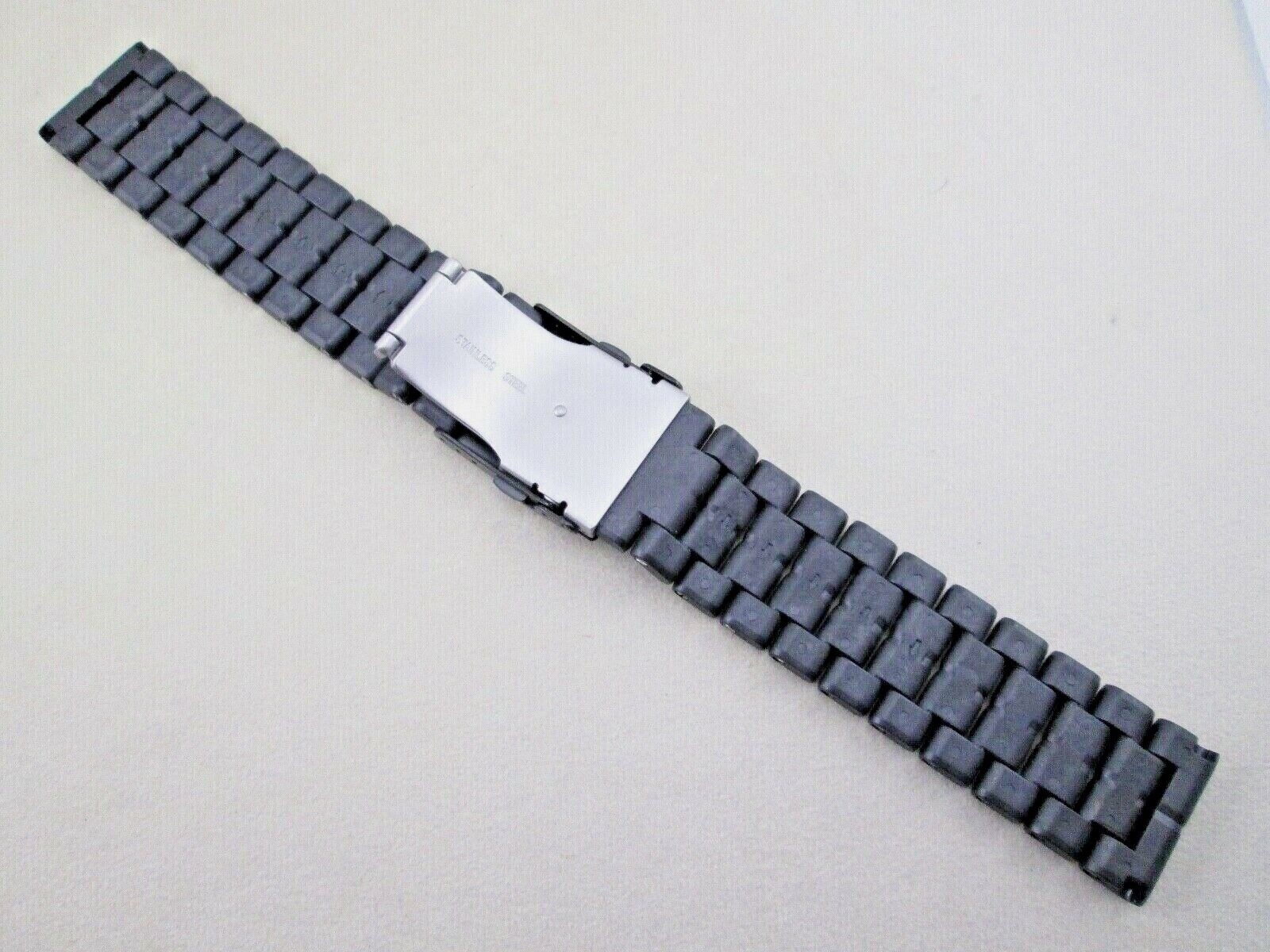 Luminox Carbon Seal Series 3800 24mm black / dark gray Carbonox watch band
